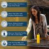 image100 Pure Beeswax Candle  Medium Pillar Candle  60 Hour Burn Time  3x4 Inch  Alternative ImaginationExtra Large