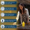image100 Pure Beeswax Candle  Medium Pillar Candle  60 Hour Burn Time  3x4 Inch  Alternative ImaginationLarge