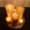 image100 Pure Beeswax Candle  Medium Pillar Candle  60 Hour Burn Time  3x4 Inch  Alternative ImaginationMedium