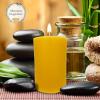 image100 Pure Beeswax Candle  Medium Pillar Candle  60 Hour Burn Time  3x4 Inch  Alternative ImaginationMedium