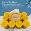 image12 Pack of Beeswax Votive Candles  100 Pure Natural Beeswax with Natural Light Honey Scent  15 Hour Burn  Alternative Imagination12 Pack