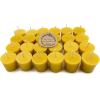 image12 Pack of Beeswax Votive Candles  100 Pure Natural Beeswax with Natural Light Honey Scent  15 Hour Burn  Alternative Imagination24 Pack