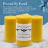 image2 Pack of Beeswax Candles  3x6 Large Pillar Candles  100 Pure Natural Beeswax  Clean Burning Dripless for Home Decor Wedding Decor Gifts  160 Hours Long Burn  Alternative Imagination