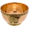 image7 Chakras Copper Offering Bowl  for Altar Use Ritual Offerings Home Decor Chakra Decor Meditation Accessories  Incense Holder and Smudge Bowl for Smudge Sticks Incense ConesTree of Life