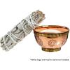 image7 Chakras Copper Offering Bowl  for Altar Use Ritual Offerings Home Decor Chakra Decor Meditation Accessories  Incense Holder and Smudge Bowl for Smudge Sticks Incense Cones7 Chakras