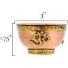 image7 Chakras Copper Offering Bowl  for Altar Use Ritual Offerings Home Decor Chakra Decor Meditation Accessories  Incense Holder and Smudge Bowl for Smudge Sticks Incense ConesOm