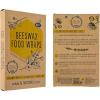 image7 Pc Beeswax Wraps for Food Snacks Sandwich Bread  Reusable Eco Friendly Kitchen Storage and Zero Waste  4 Wraps 2 Beeswax Bars and Cotton Mesh Market Bag  Alternative Imagination