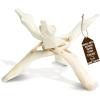 imageAlternative Imagination 8 Natural Wooden Tripod Stand  Home Decor Holder for Abalone Shell Crystal Ball Trinket Dish Jewelry Dish Key Bowl Geode and MoreNatural