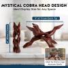 imageAlternative Imagination 8 Natural Wooden Tripod Stand  Home Decor Holder for Abalone Shell Crystal Ball Trinket Dish Jewelry Dish Key Bowl Geode and MoreStained