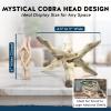 imageAlternative Imagination 8 Natural Wooden Tripod Stand  Home Decor Holder for Abalone Shell Crystal Ball Trinket Dish Jewelry Dish Key Bowl Geode and MoreNatural