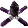 imageAlternative Imagination Amethyst Four Point Crystal Energy Generator  Real Amethyst Healing Crystals for Directing Spiritual Energy  Spiritual Decor Meditation Accessories Room Decor