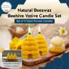 imageAlternative Imagination Beehive Votive Candles  12 Pack of Hand Poured Pure Beeswax Candles with Cotton Wicks  Unscented NonToxic EcoConscious Bee Decor and Natural Gifts for Home or Events4 Pack