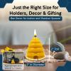 imageAlternative Imagination Beehive Votive Candles  12 Pack of Hand Poured Pure Beeswax Candles with Cotton Wicks  Unscented NonToxic EcoConscious Bee Decor and Natural Gifts for Home or Events12 Pack