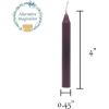 imageAlternative Imagination Set of 20 Brown Unscented 4 Inch Tall Chime Candles Altar SpellBlack