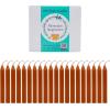 imageAlternative Imagination Set of 20 Brown Unscented 4 Inch Tall Chime Candles Altar SpellBrown