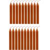 imageAlternative Imagination Set of 20 Brown Unscented 4 Inch Tall Chime Candles Altar SpellBrown