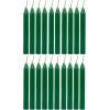 imageAlternative Imagination Set of 20 Brown Unscented 4 Inch Tall Chime Candles Altar SpellGreen