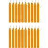 imageAlternative Imagination Set of 20 Brown Unscented 4 Inch Tall Chime Candles Altar SpellOrange