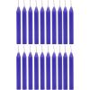 imageAlternative Imagination Set of 20 Brown Unscented 4 Inch Tall Chime Candles Altar SpellPurple
