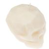 imageBeeswax Skull Candle  Large White Candle for Gothic Home Decor Halloween Decor Spooky Decor Witchy Gifts  Unscented Pure Beeswax Candles  475quot by 375quot  60 Hour Burn TimeSkull White