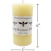 imageBeeswax White Pillar Candles  3x4100 Pure Beeswax Candles  60 Hour  Unscented Smokeless Dripless for Home Decor Wedding Decor Spiritual Gifts Spa Gifts  1 Pack  Alternative ImaginationLarge