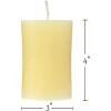imageBeeswax White Pillar Candles  3x4100 Pure Beeswax Candles  60 Hour  Unscented Smokeless Dripless for Home Decor Wedding Decor Spiritual Gifts Spa Gifts  1 Pack  Alternative ImaginationMedium