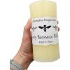 imageBeeswax White Pillar Candles  3x4100 Pure Beeswax Candles  60 Hour  Unscented Smokeless Dripless for Home Decor Wedding Decor Spiritual Gifts Spa Gifts  1 Pack  Alternative ImaginationLarge