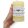 imageBeeswax White Pillar Candles  3x4100 Pure Beeswax Candles  60 Hour  Unscented Smokeless Dripless for Home Decor Wedding Decor Spiritual Gifts Spa Gifts  1 Pack  Alternative ImaginationMedium