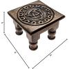 imageDeluxe Wiccan Altar Kit  Witchcraft Supplies for Beginners Witchy Gifts Spiritual Decor  Triquetra Altar Table SetDeluxe