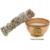 imageDeluxe Wiccan Altar Kit  Witchcraft Supplies for Beginners Witchy Gifts Spiritual Decor  Triquetra Altar Table SetStandard  Bowl