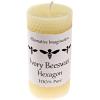 imageHoneycomb White Beeswax Candles  2x6 Pillar Candles 60 Hours  Naturally Whitened ampamp Additive Free  Smokeless Dripless Unscented  1 Pack  for Home Decor Gifts  Alternative ImaginationWhite