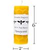 imageHoneycomb White Beeswax Candles  2x6 Pillar Candles 60 Hours  Naturally Whitened ampamp Additive Free  Smokeless Dripless Unscented  1 Pack  for Home Decor Gifts  Alternative ImaginationYellow