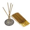 imageNag Champa Incense Sticks with Incense Holder  100 Gram Box and Wooden Tray  for Meditation Aromatherapy Yoga Spiritual Home Decor Spiritual Gifts  Alternative ImaginationTibetan Incense Burner