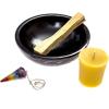 imagePalo Santo Smudge Kit with Soapstone Incense Holder and Beeswax Votive Candle  Incense Kit for Spiritual Cleansing Home Fragrance Witchcraft Supplies Spiritual GiftsChakra Energy Balance