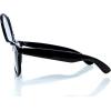 imagePremium Clear Glasses with Diffraction Flip Lenses  Ideal for Festivals Lights Raves EtcBlack
