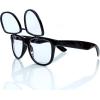 imagePremium Clear Glasses with Diffraction Flip Lenses  Ideal for Festivals Lights Raves EtcBlack
