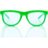 imagePremium Clear Glasses with Diffraction Flip Lenses  Ideal for Festivals Lights Raves EtcGreen