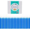 imageSet of 20 Blue Unscented 4 Inch Tall Chime Candles Altar Spell