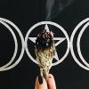 imageSpiritual Cleansing Starter Kit with White Sage Palo Santo Hand Poured Beeswax Votive Candle and Rose Incense Holder