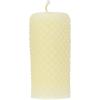 imageWhite Ivory Beeswax Candles  Diamond Pillar Candles 2x4 Inch  Modern Home Decor Wedding Decor Gifts  Smokeless Dripless Unscented  3 Pack  Alternative ImaginationWhite Ivory