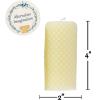imageWhite Ivory Beeswax Candles  Diamond Pillar Candles 2x4 Inch  Modern Home Decor Wedding Decor Gifts  Smokeless Dripless Unscented  3 Pack  Alternative ImaginationWhite Ivory