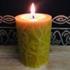 imageWild Meadow Beeswax Candles  3x4 Beeswax Pillar Candles Naturally Whitened ampamp Additive Free  40 Hours  Smokeless Dripless Unscented  for Home Decor Gifts  1 Pack  Alternative ImaginationYellow