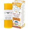 image100 Pure Beeswax Candle  Medium Pillar Candle  60 Hour Burn Time  3x4 Inch  Alternative ImaginationExtra Large
