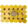 image12 Pack of Beeswax Votive Candles  100 Pure Natural Beeswax with Natural Light Honey Scent  15 Hour Burn  Alternative Imagination24 Pack