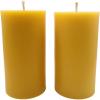 image2 Pack of Beeswax Candles  3x6 Large Pillar Candles  100 Pure Natural Beeswax  Clean Burning Dripless for Home Decor Wedding Decor Gifts  160 Hours Long Burn  Alternative Imagination