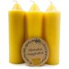 image3 Pack Emergency Candles Made from Pure Beeswax Slow Burn time for Hurricanes Power outages and More
