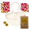 image7 Pc Beeswax Wraps for Food Snacks Sandwich Bread  Reusable Eco Friendly Kitchen Storage and Zero Waste  4 Wraps 2 Beeswax Bars and Cotton Mesh Market Bag  Alternative Imagination