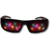 imageAlternative Imagination Diffraction Heart Glasses  See Hearts at a Rave Holiday Light Show Music Festival  Black Frame Sport Style Unisex
