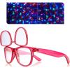 imageAlternative Imagination Premium Double Diffraction Glasses Ideal for Raves FestivalsRed