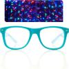 imageAlternative Imagination Premium Starburst Diffraction Glasses  Ideal for Raves Festivals and MoreLight Blue